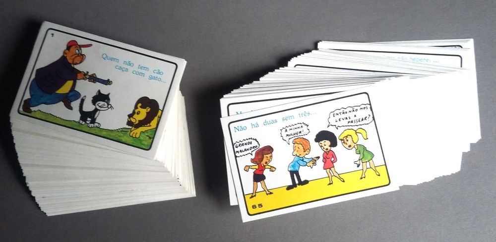 PROVÉRBIOS COM HUMOR - Coleção completa sem caderneta