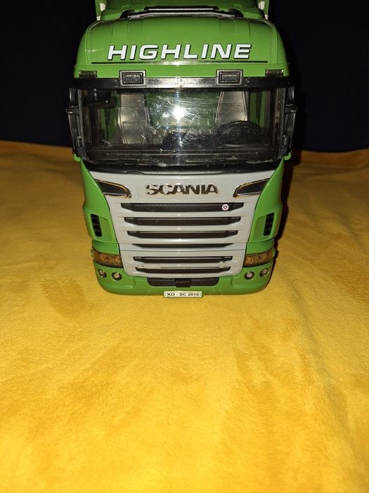 Bruder samochód Scania kontener z wózkiem widłowym 03580