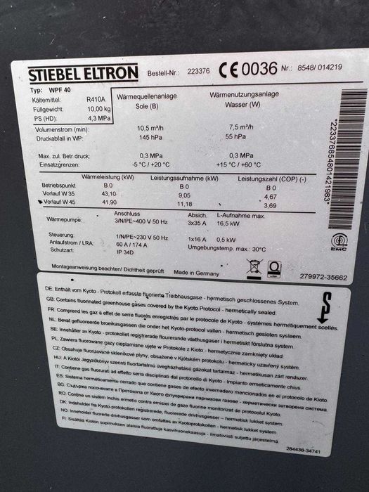 Gruntowa pompa ciepła STIEBEL ELTRON 27KW oraz 40KW Solidne Gwarancja!
