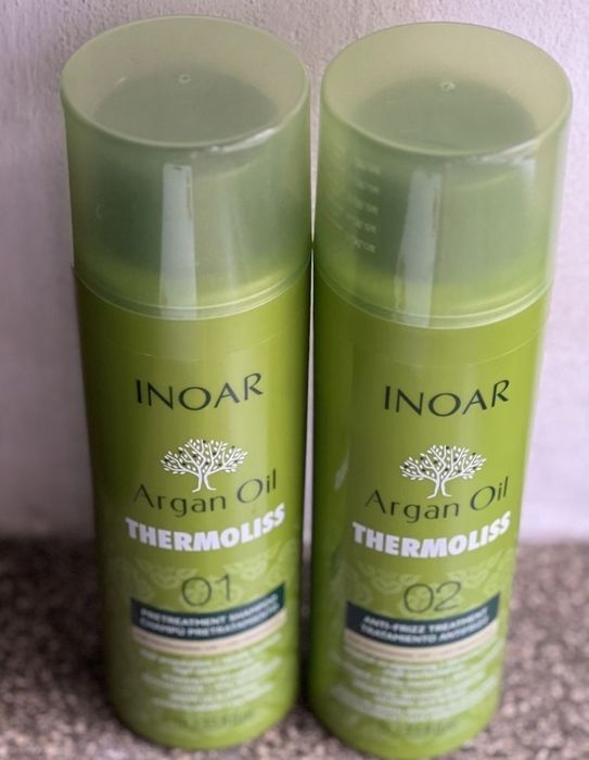 Oddam Inoar Argan oil wegan zestaw do keratyn.prostowania 2x1 L