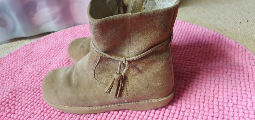 Botas chicco n° 30 tipo camurça beje