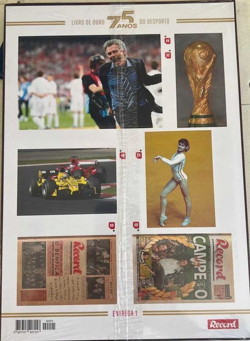 LIVRO DE OURO RECORD - 75 ANOS DO DESPORTO 1949-2024 [NOVO LACRADO]