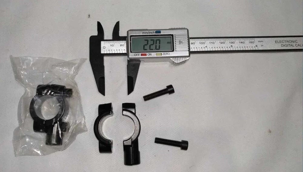 Крепления для зеркал. На руль. Хомуты. Велосипедные. 2 штуки.