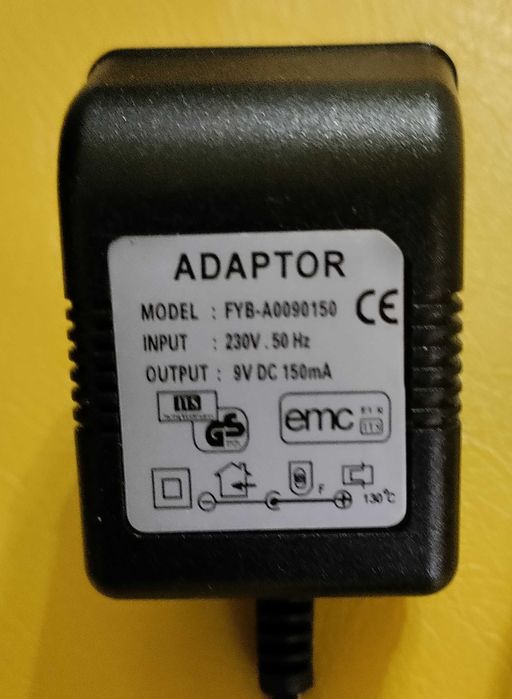 Адаптер питания AC 220V / DC 9.0V / 150ma