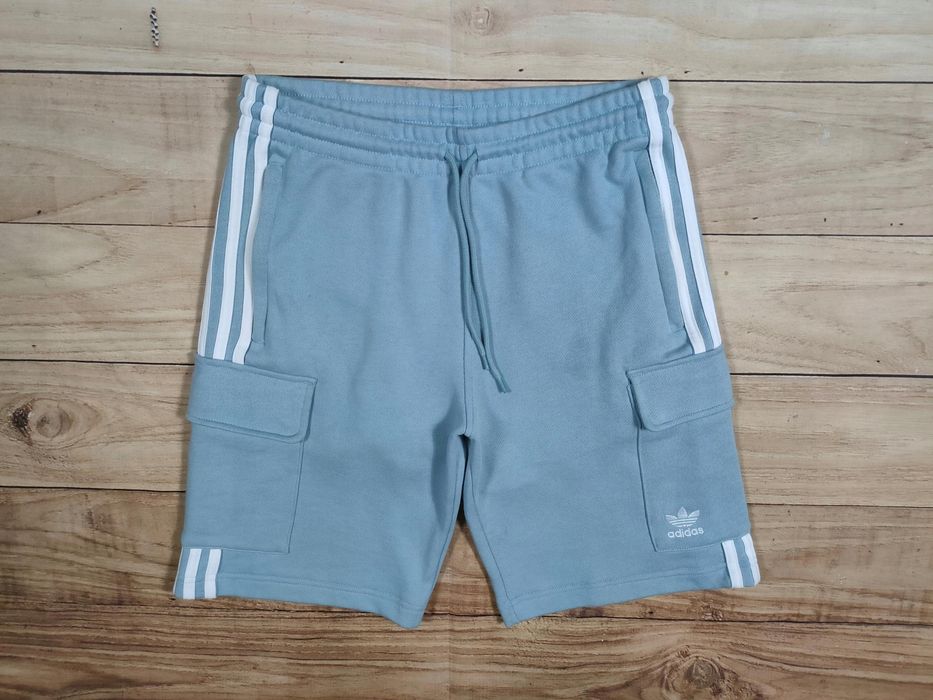 ADIDAS Spodenki Cargo 3 Paski Bawełniane Logowane r. S/M