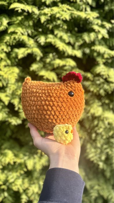 Pluszak kurka z kurczaczkiem | ozdoba Wielkanoc ozdoba wielkanocna