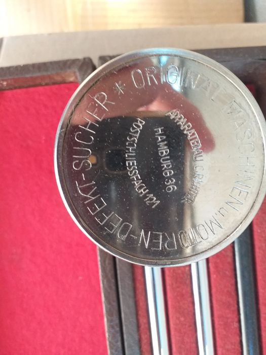 Aparelho alemã detetor de ruído  peça muito antiga e rara