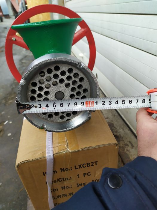 Чугунная мясорубка 32, промышленная, ручная мясорубка под мотор