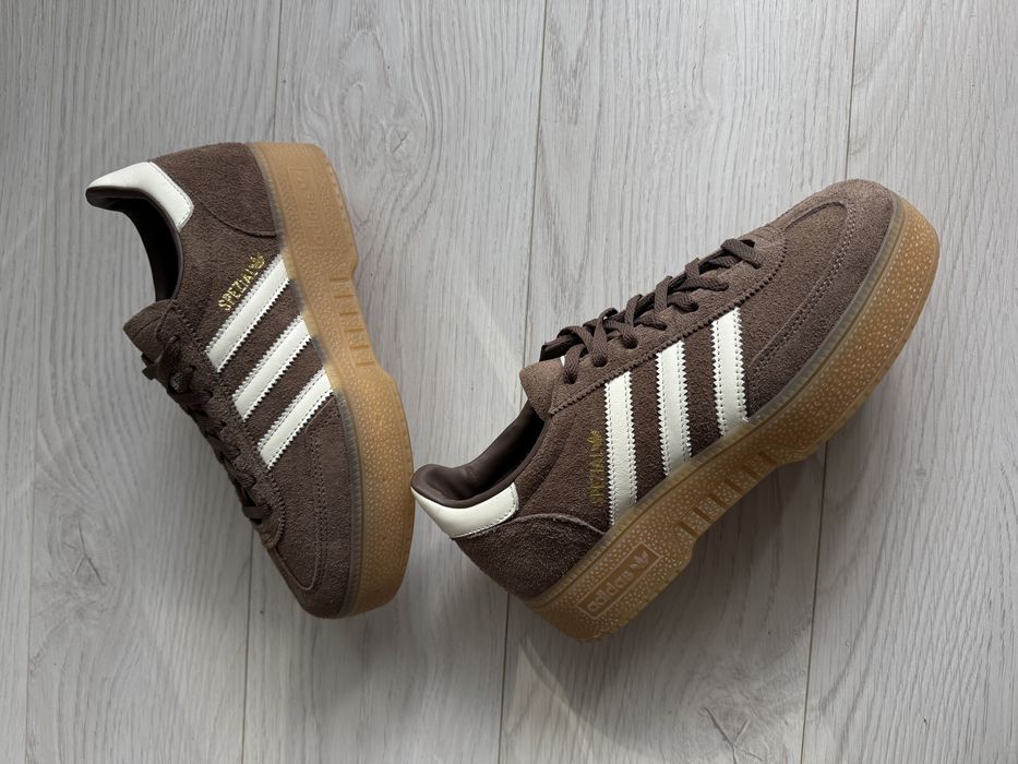 Кросівки кеди жіночі Adidas IH9191 Originals Handball Spezial Bold Brown/White