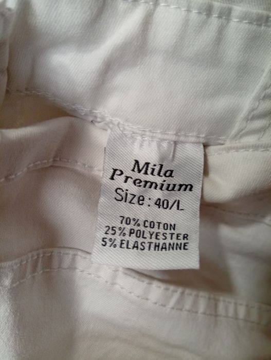 jardineira curta ganga branca