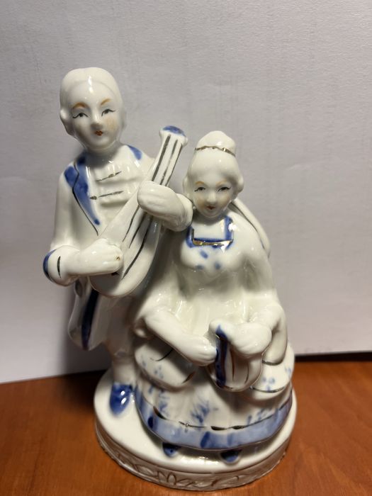 Вінтажна фарфорова статуетка Музиканти, Європа, ХХ ст.