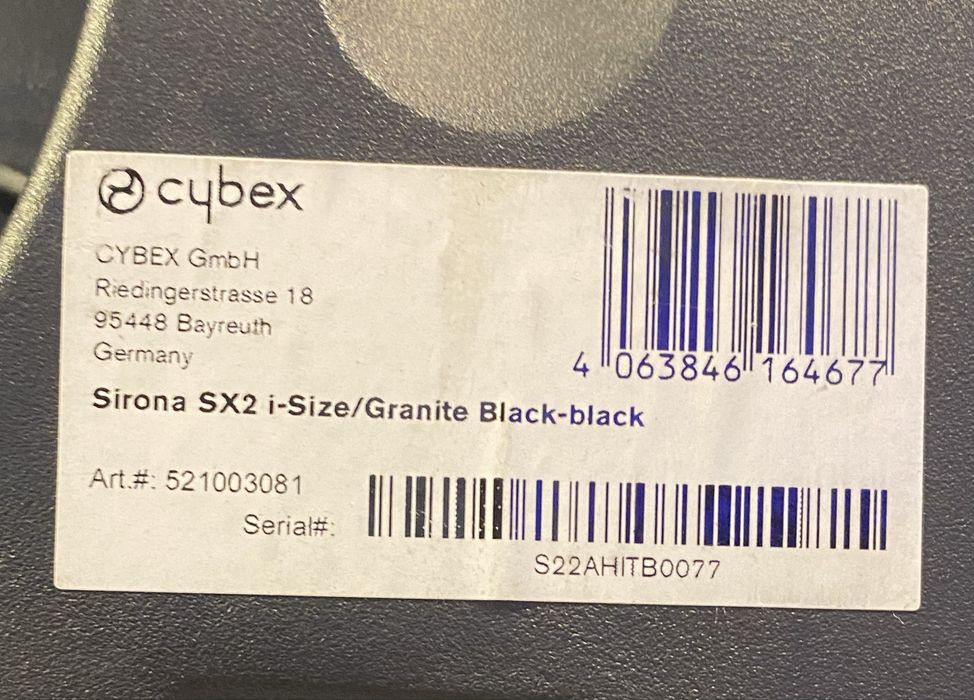 Cybex Sirona SX2