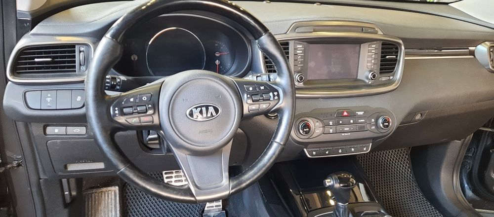 Руль KIA SORENTO 2.4 UM 2015 - консоль блок климат монитор