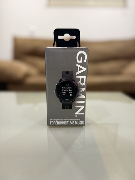 Cover In Silicone + Pellicola Protettiva Per Garmin Forerunner 245 Music - Trasparente, Ultrasottile