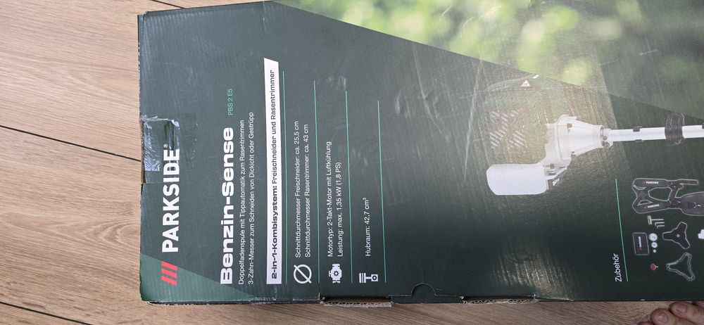 Nowa kosa spalinowa Parkside PBS 2 E5, 1.8KM