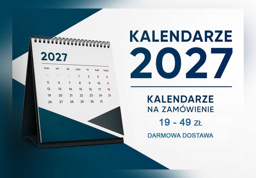 Kalendarz 2027 | Kalendarze firmowe | Druk cyfrowy