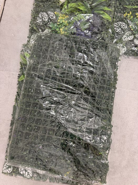 panele  ozdobne dekoracyjne sztuczne rośliny kwiaty ścianka dekoracyjna