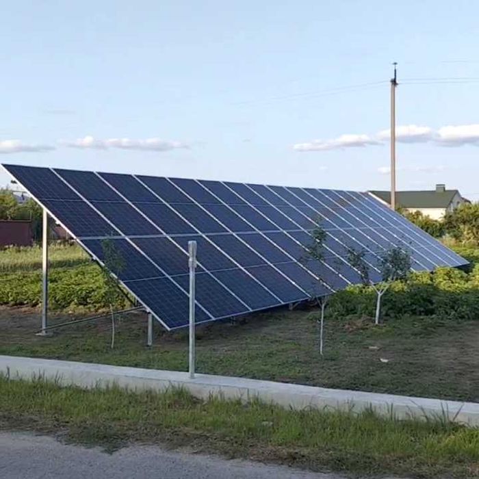 Встановлення сонячних станцій/Сонячні панелі/Монтаж, підбір обладнання