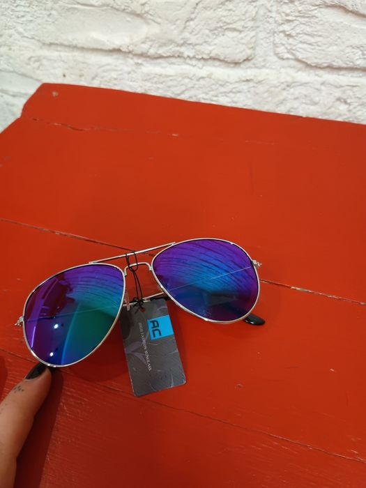 Okulary przeciwsłoneczne pilotki UV lustrzane lustrzanki