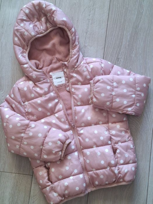 Kurtka zimowa pudrowy róż