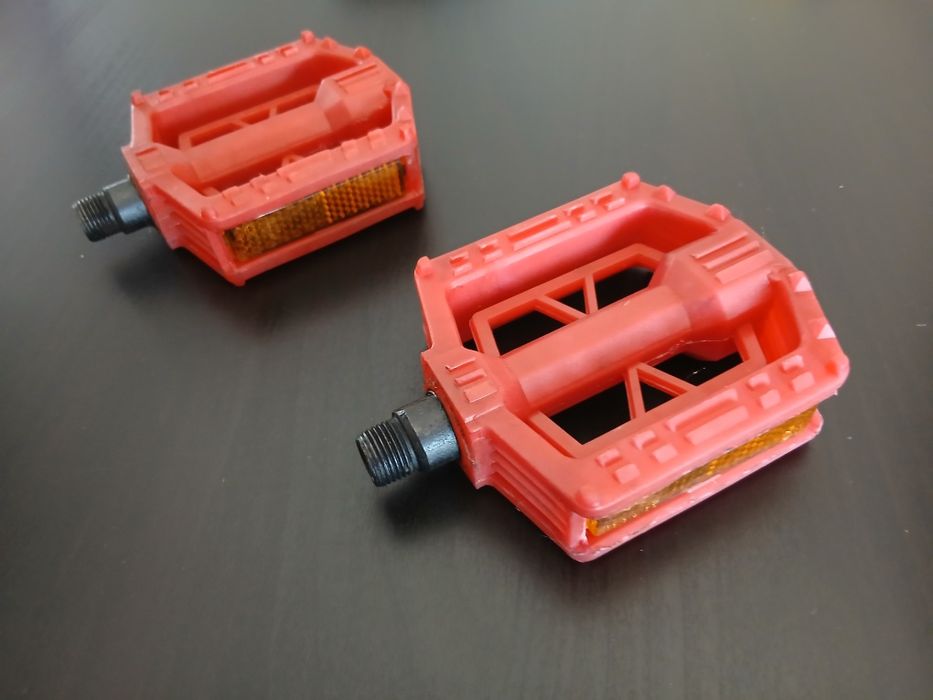 Pedais Bicicleta Vermelhos