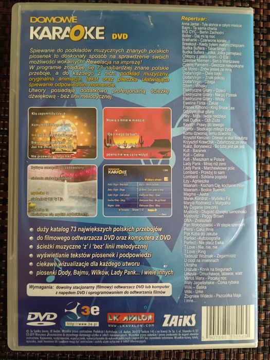 Domowe karaoke dvd