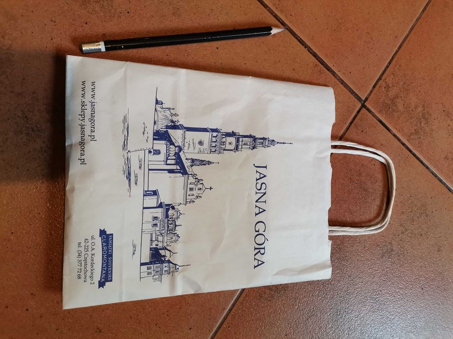 Torebka prezentowa papierowa Jasna Góra dewocjonalia