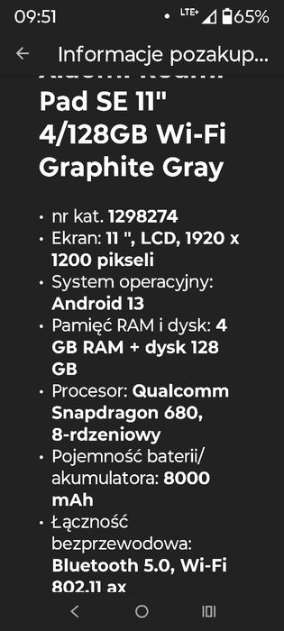 Xiaomi Redmi Pad se 11