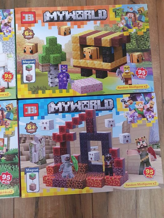 Zestawy klocków  magnetycznych minecraft