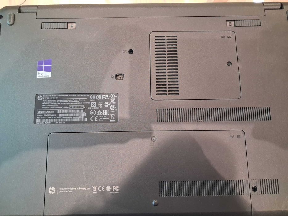 Portátil HP 350G1 - Windows10 - Bateria funcional 100min
