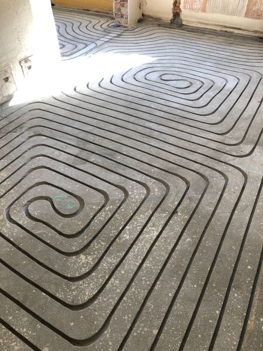 Frezowanie pod ogrzewanie podłogowe