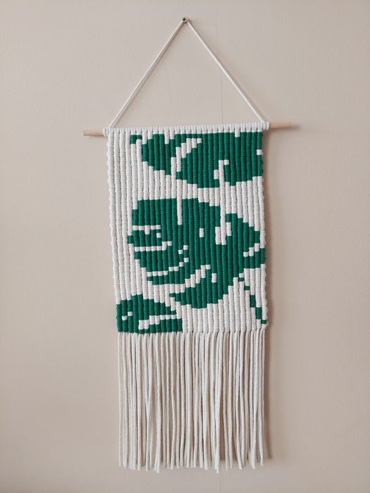 Makrama makatka MONSTERA