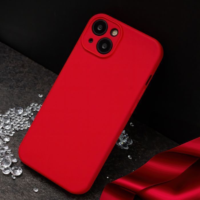 Nakładka Silicon do Oppo Reno 14FS 5G (Global) czerwona