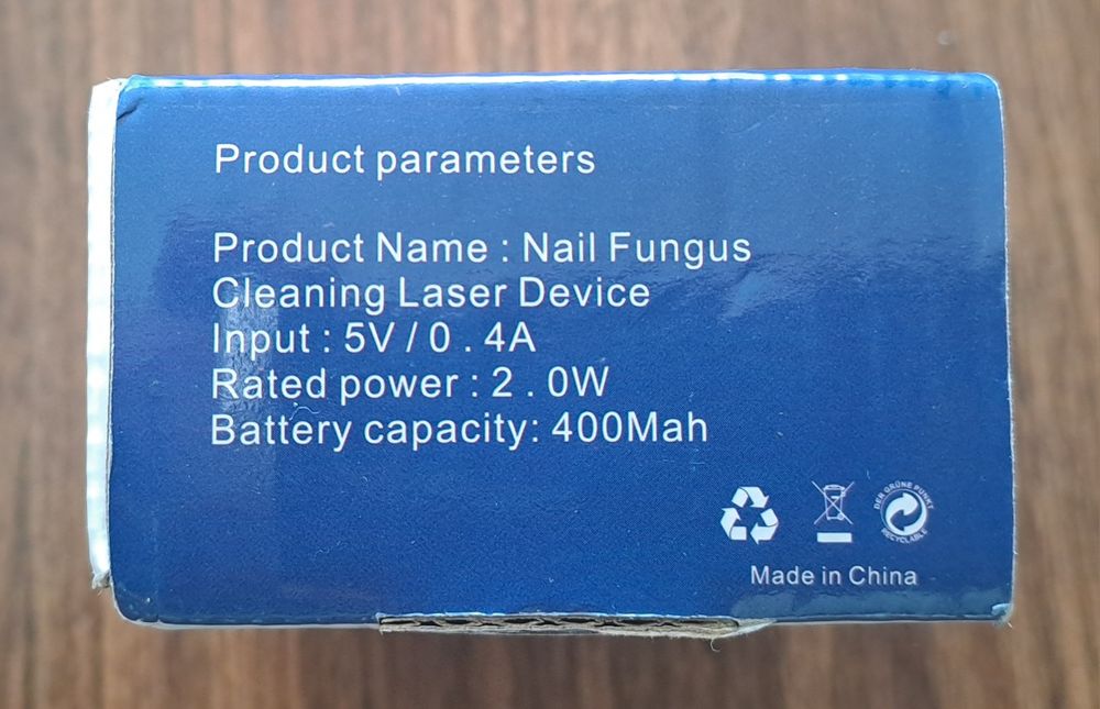 Dispositivo profissional UV de limpeza/tratamento de fungos nas unhas