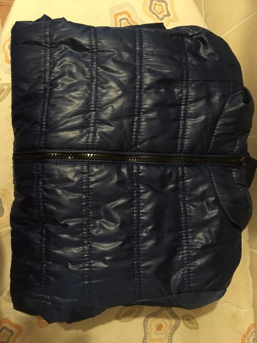 Casaco impermeável azul escuro da Tiffosi