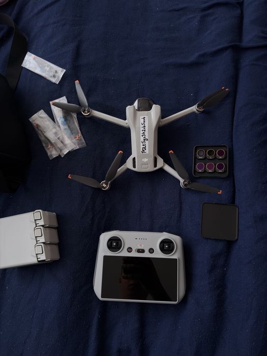 DJI Mini 3 + DJI RC + 3 baterie (do 40 min) + filtry ND | Zestaw gotowy