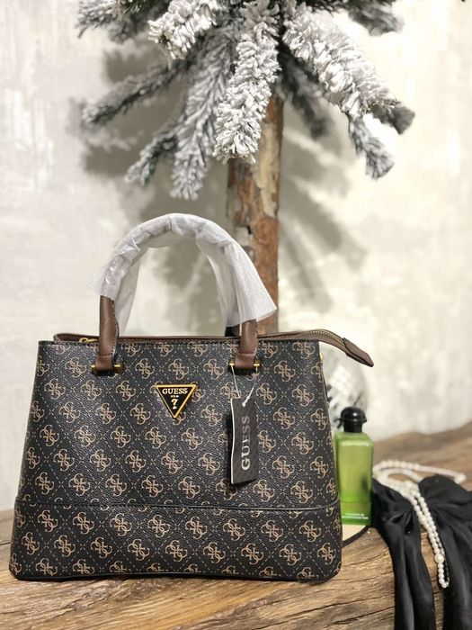 Жіноча сумка, шопер Guess Cordelia Logo Luxury Satchel HWBG8377060-CLO