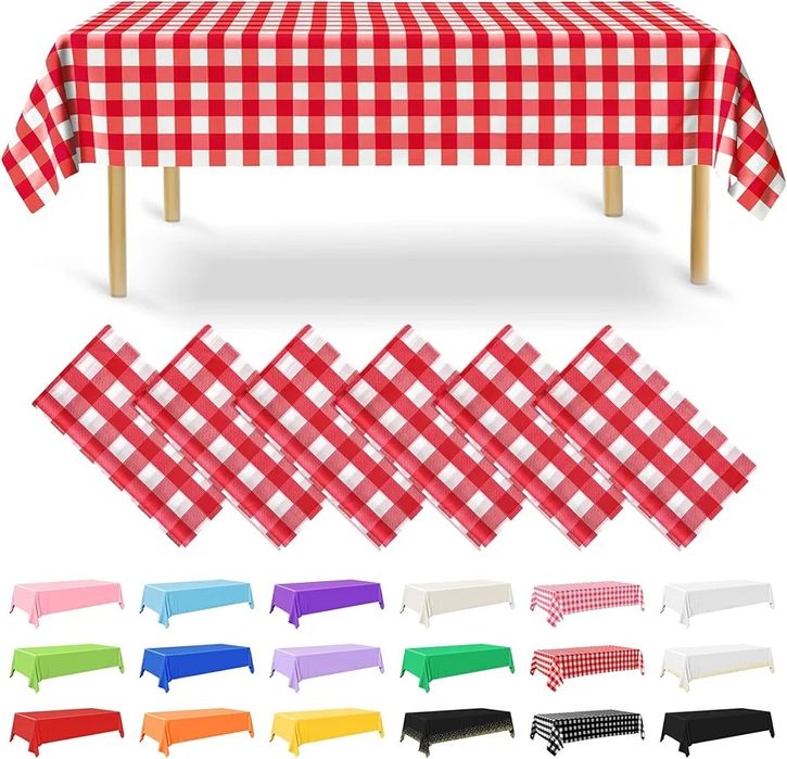 obrusy cerata długiw na lawki imprezowe  140x270 cm 6 sztuk