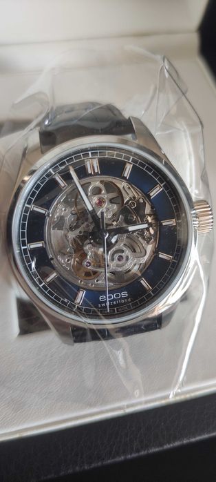Zegarek męski Epos Passion Skeleton Automatic - 3501.135.20.16.25-Nowy