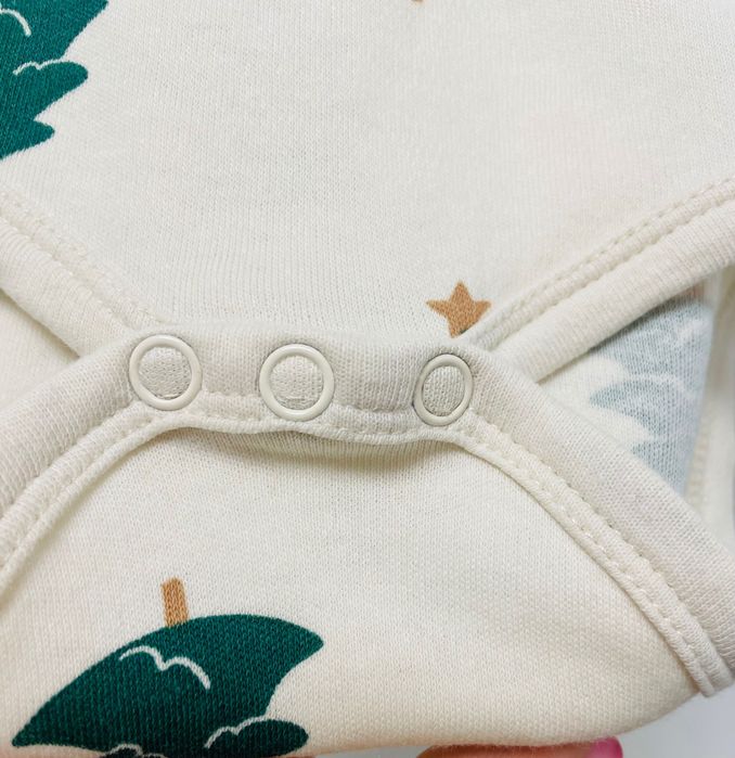 Новорічні боді для дитинки віком 3-6 місяці