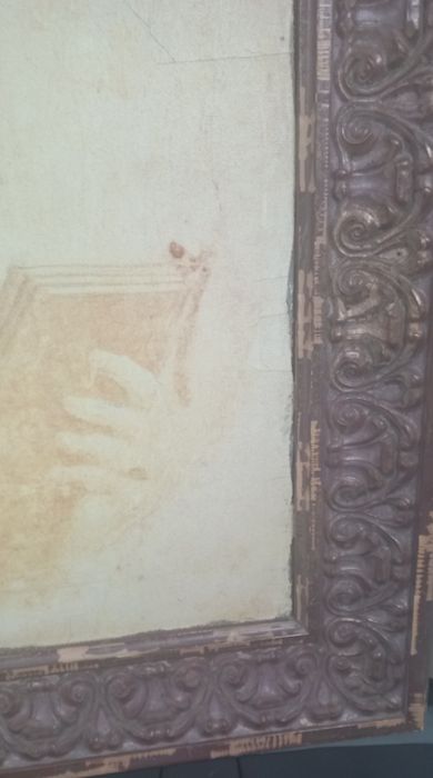 Quadro antigo a óleo