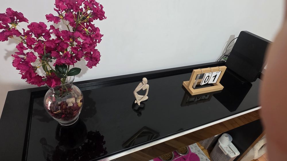 Hall de entrada com tampa de vidro