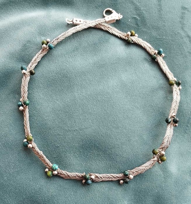 Чокер серебро плетение викинг ручная работа