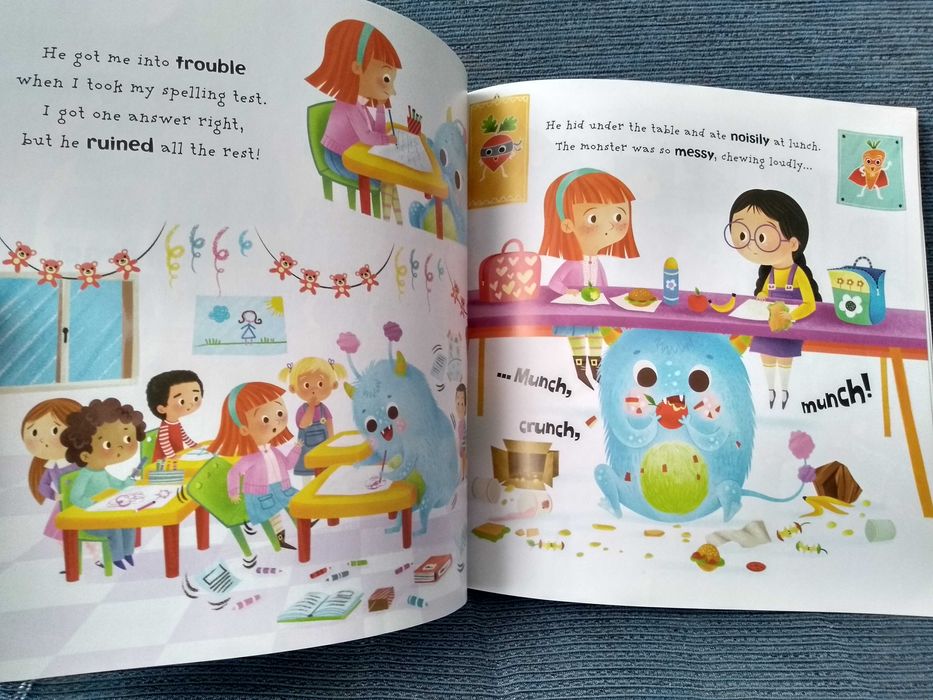 Książka po angielsku The Day I Met a Monster, Stephanie Moss