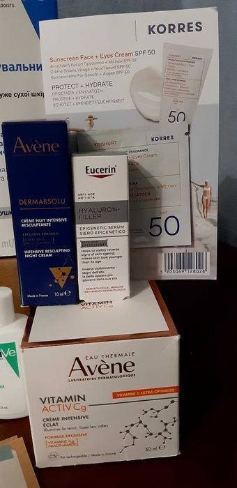 набір  косметика Vichy  La Roche-Posay Avene CeraVe