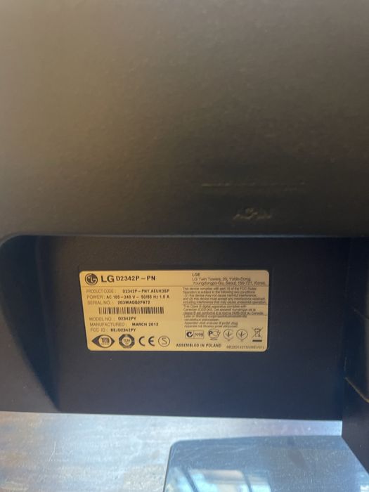 Monitor LG 23’ polegadas