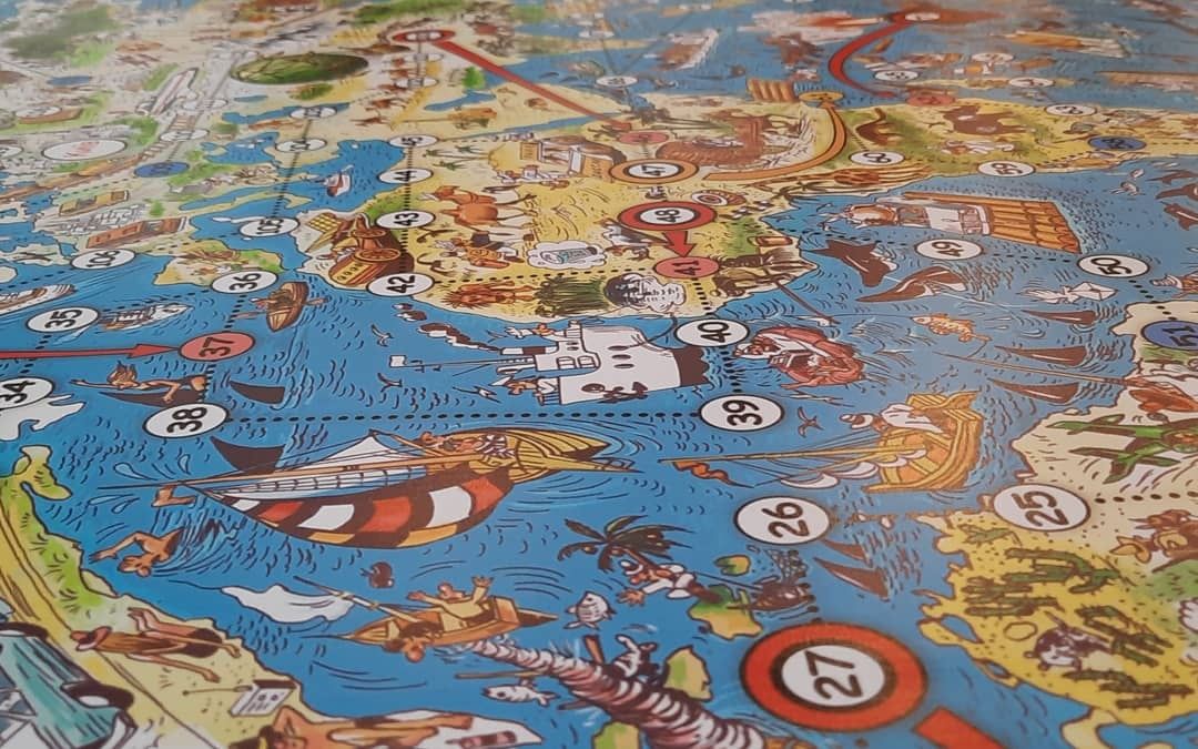 Дитяча настільна гра ходилка "Навколосвітня подорож": 400 грн ...