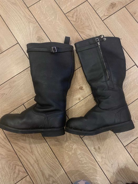 чоботи чоловічі теплі шкіряні на собачому хутрі