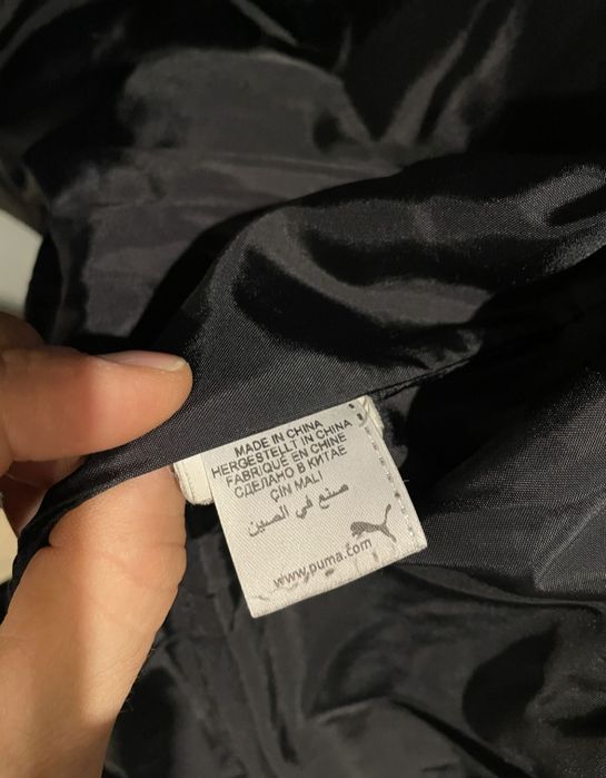 Зимова довга чоловіча куртка пальто пуховик Puma пума довга