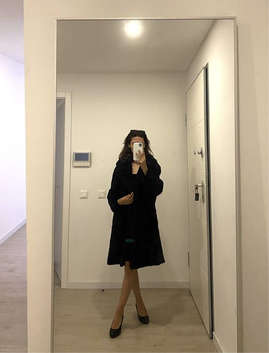 Casaco comprido de pelo Benetton